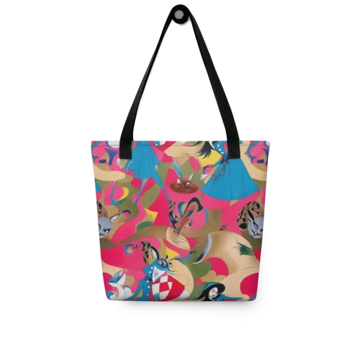 Carousel Couture on a Tote Bag