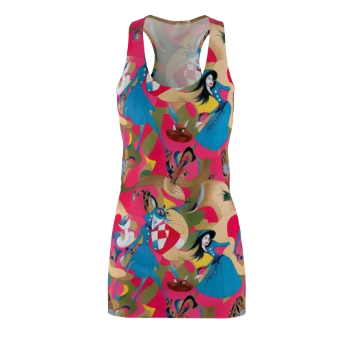 Carousel Couture on a Racerback Dress