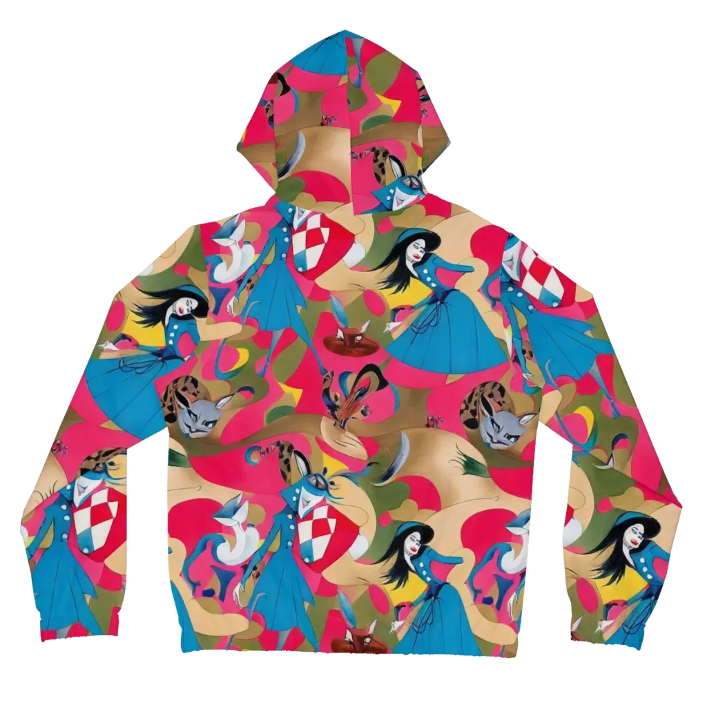 Carousel Couture on Women's Full-Zip Hoodie — Back