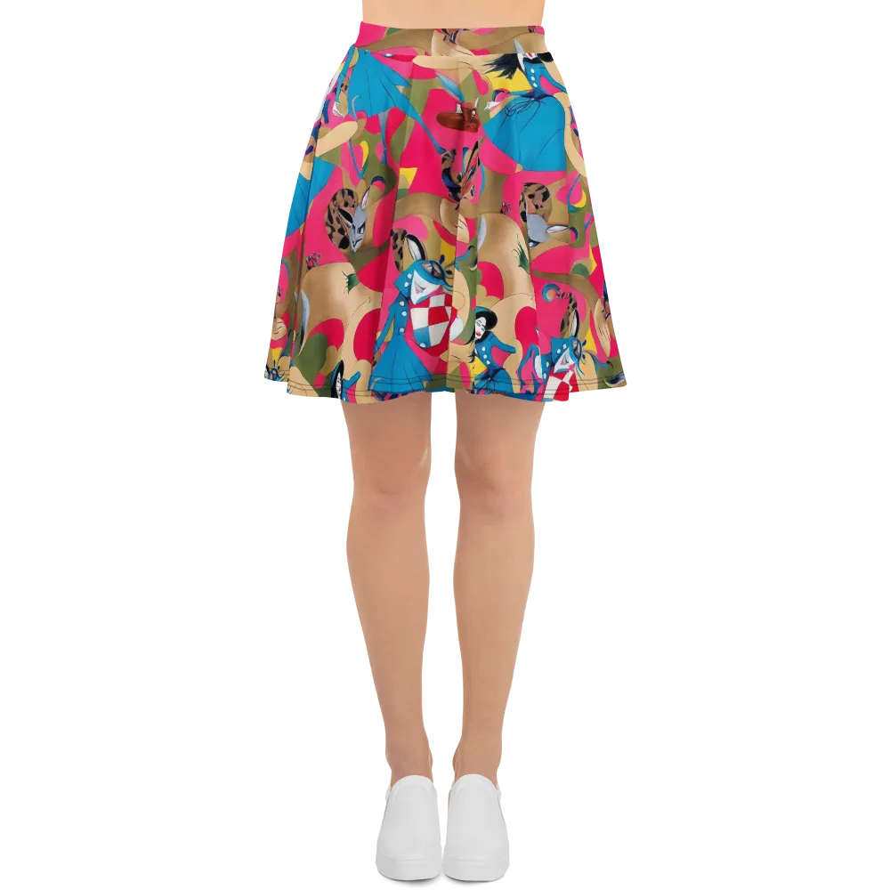 Carousel Couture on Skater Skirt — Front