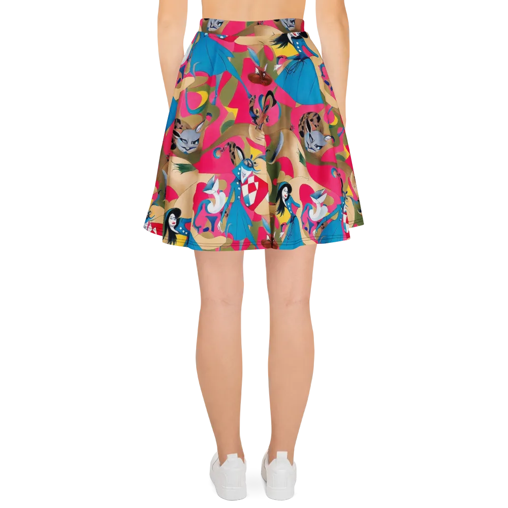 Carousel Couture on Skater Skirt — Back