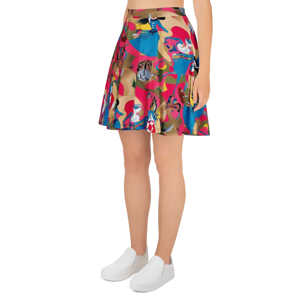 Carousel Couture on Skater Skirt — Left