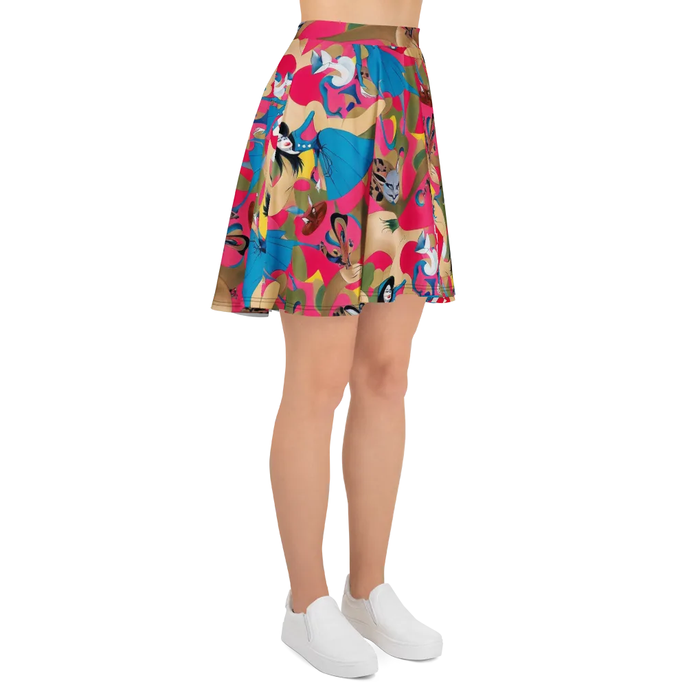 Carousel Couture on Skater Skirt — Right