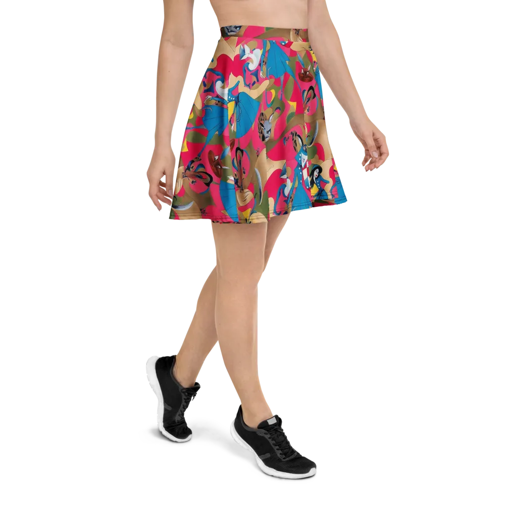Carousel Couture on Skater Skirt — Right