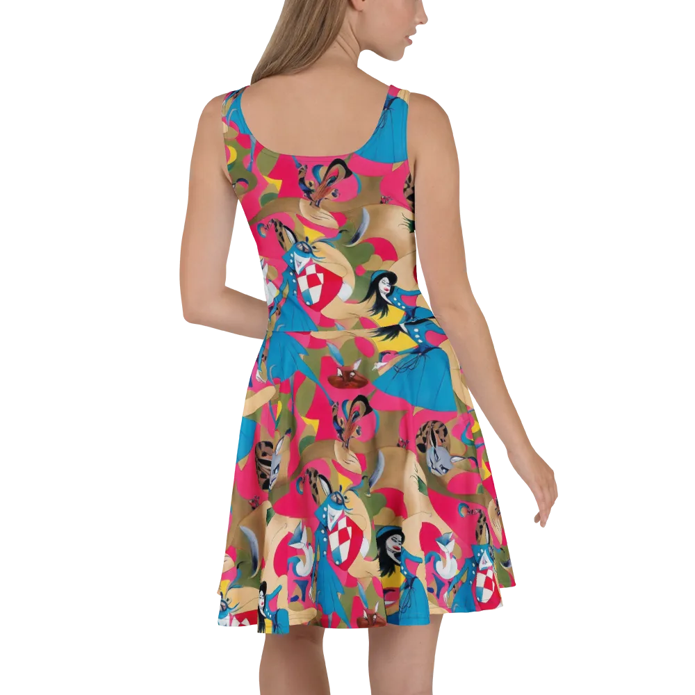 Carousel Couture on Skater Dress — Back