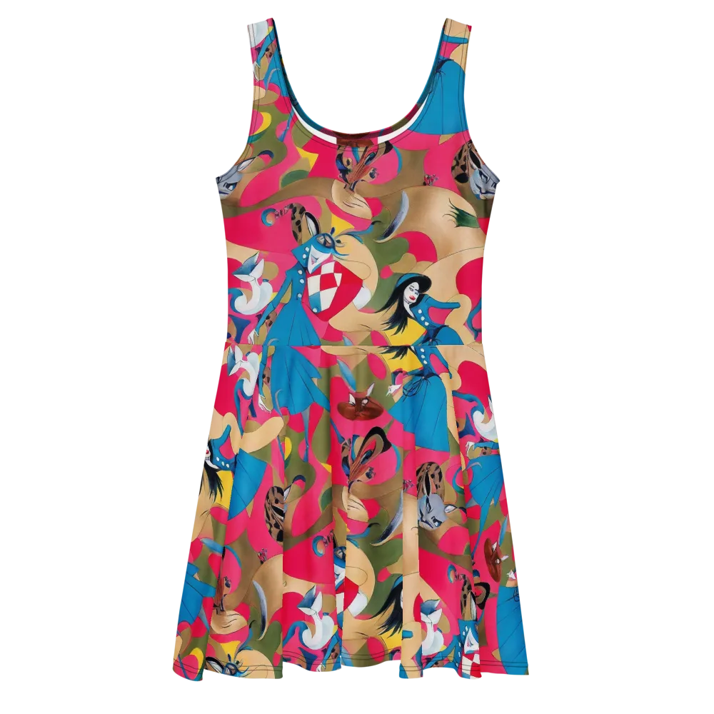 Carousel Couture on Skater Dress — Front