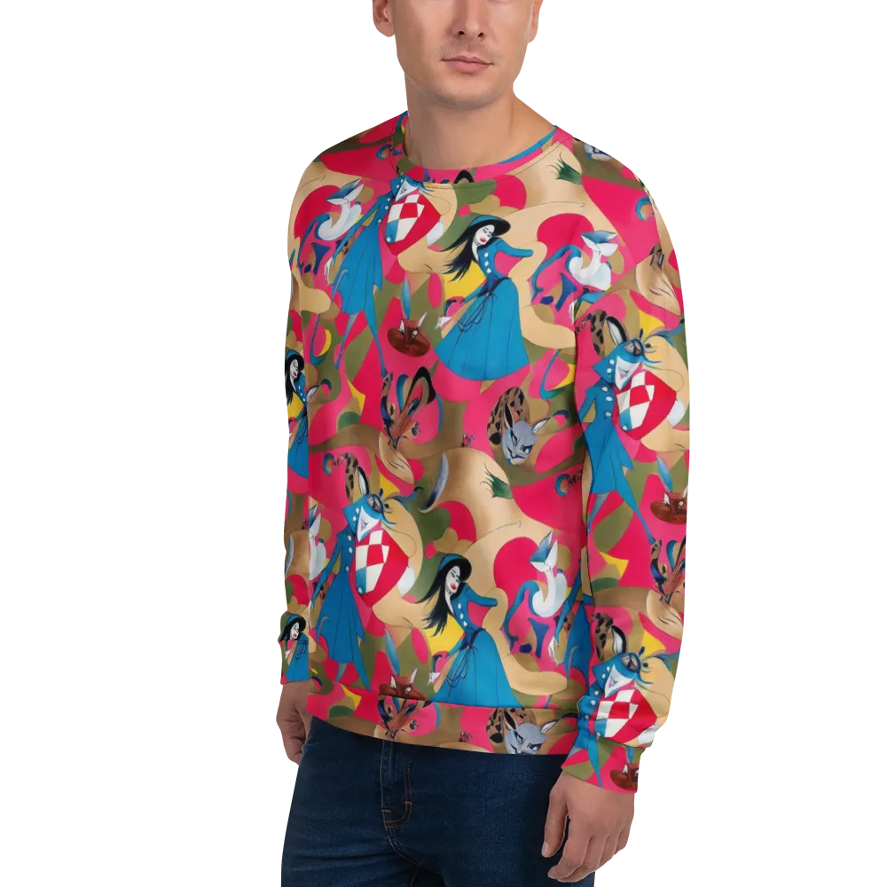 Carousel Couture on Sweatshirt — Left Front