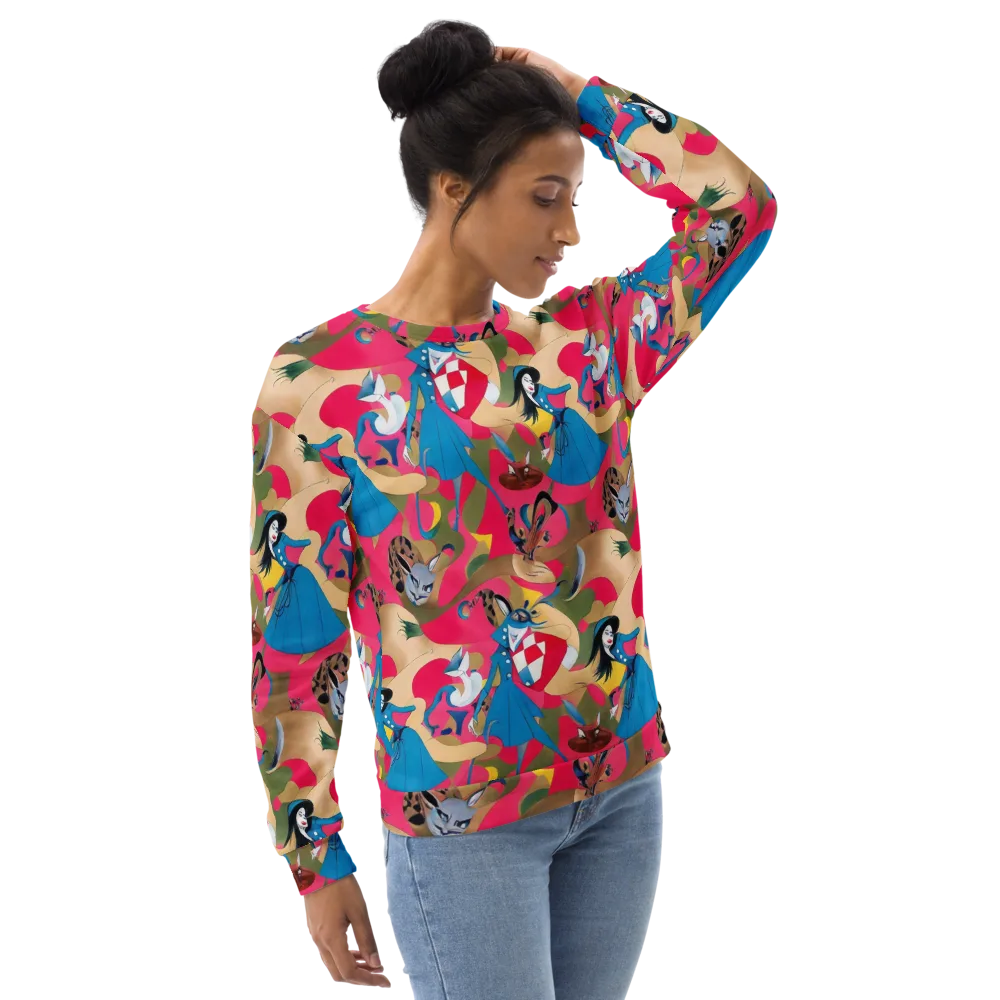 Carousel Couture on Sweatshirt — Right Front
