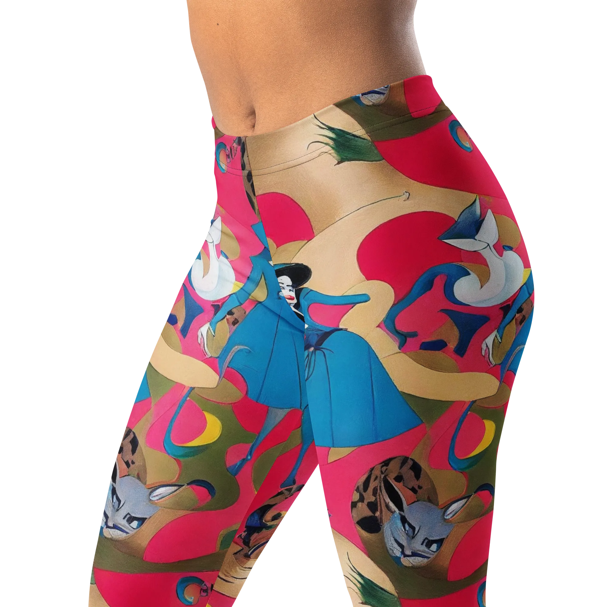 Carousel Couture on Leggings — Left Front