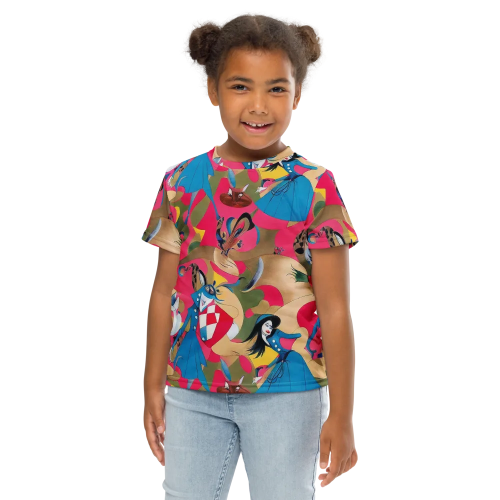 Carousel Couture on Kids Crew Neck T-Shirt — Front