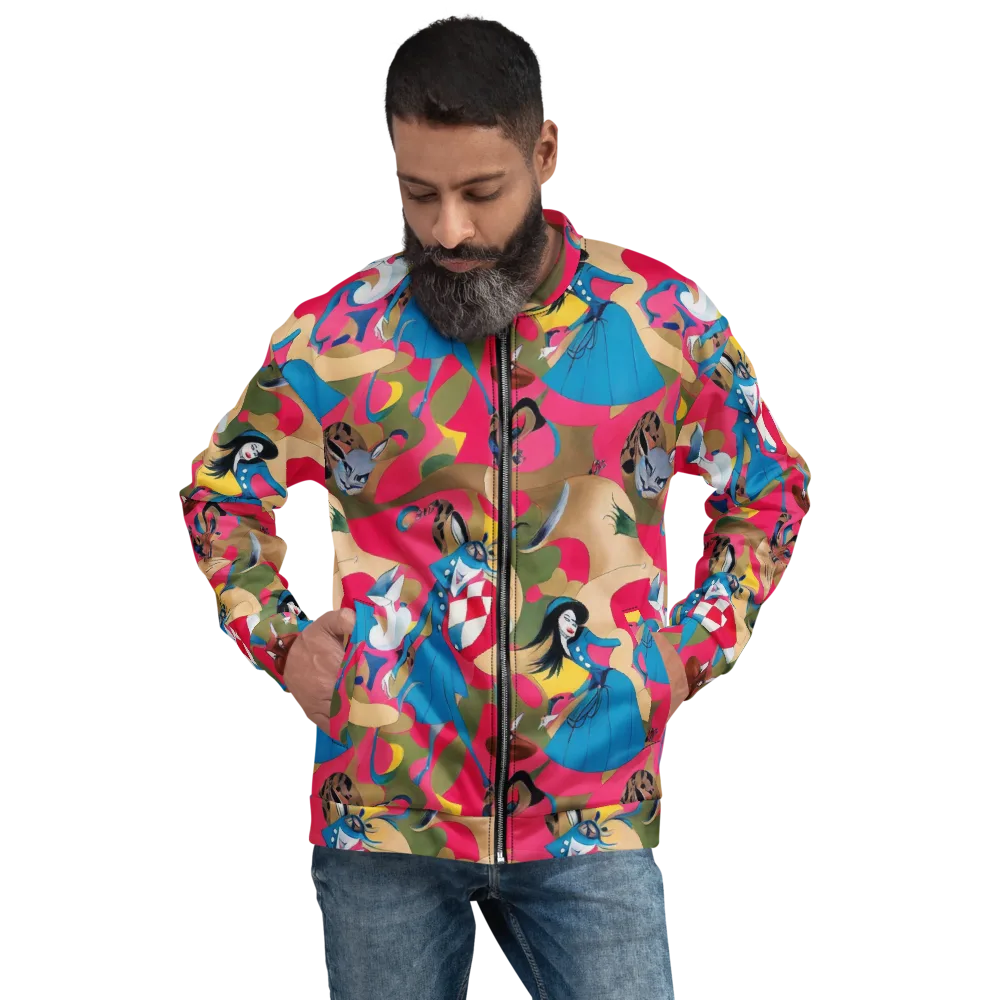 Carousel Couture on Bomber Jacket — Front