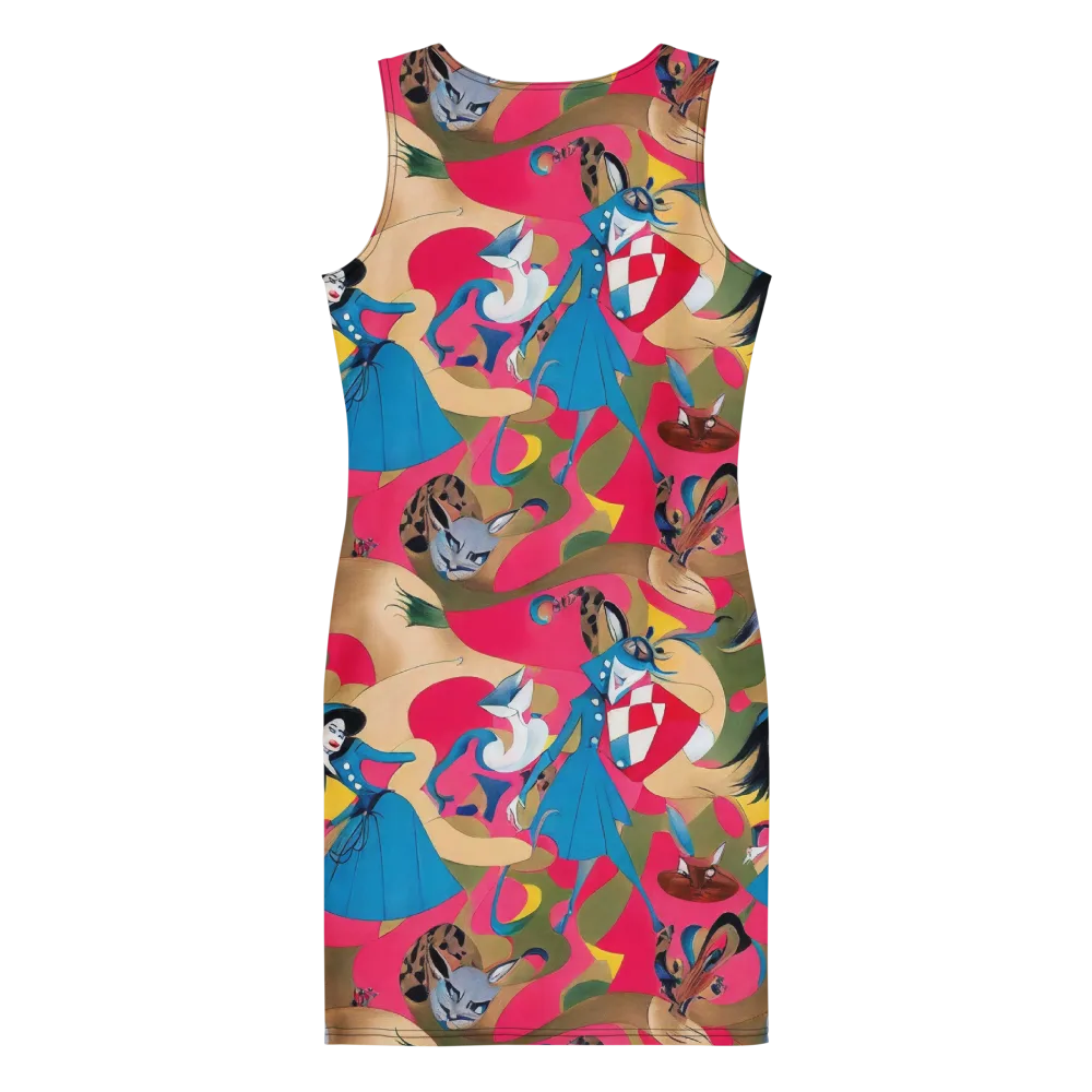 Carousel Couture on Bodycon Dress — Back