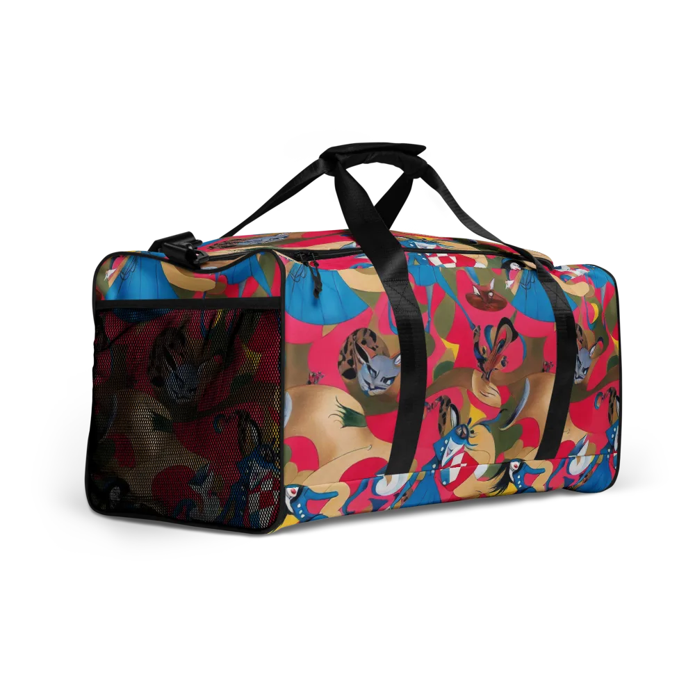 Carousel Couture on Duffle Bag — Right Front