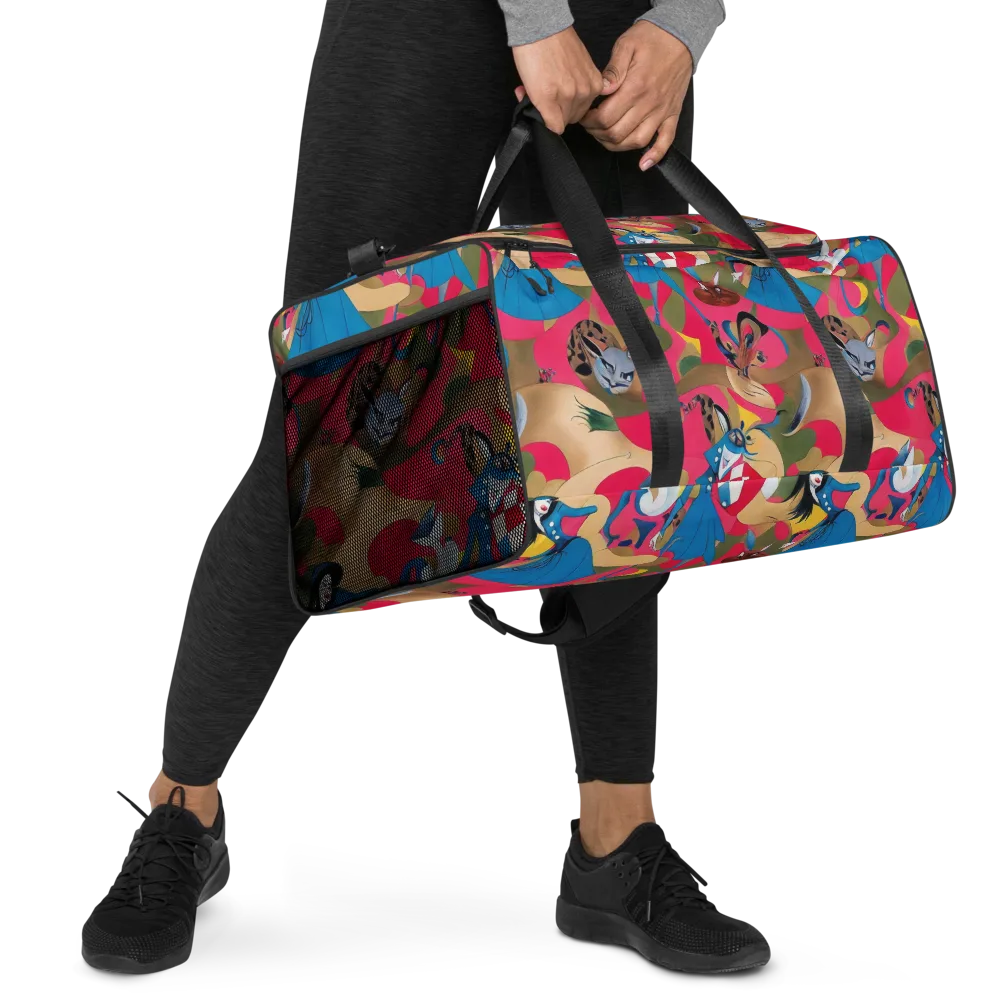 Carousel Couture on Duffle Bag — Right Front