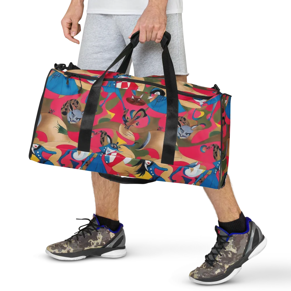 Carousel Couture on Duffle Bag — Front
