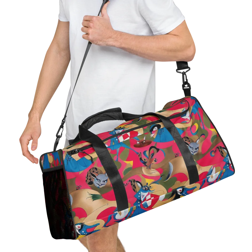 Carousel Couture on Duffle Bag — Right Front