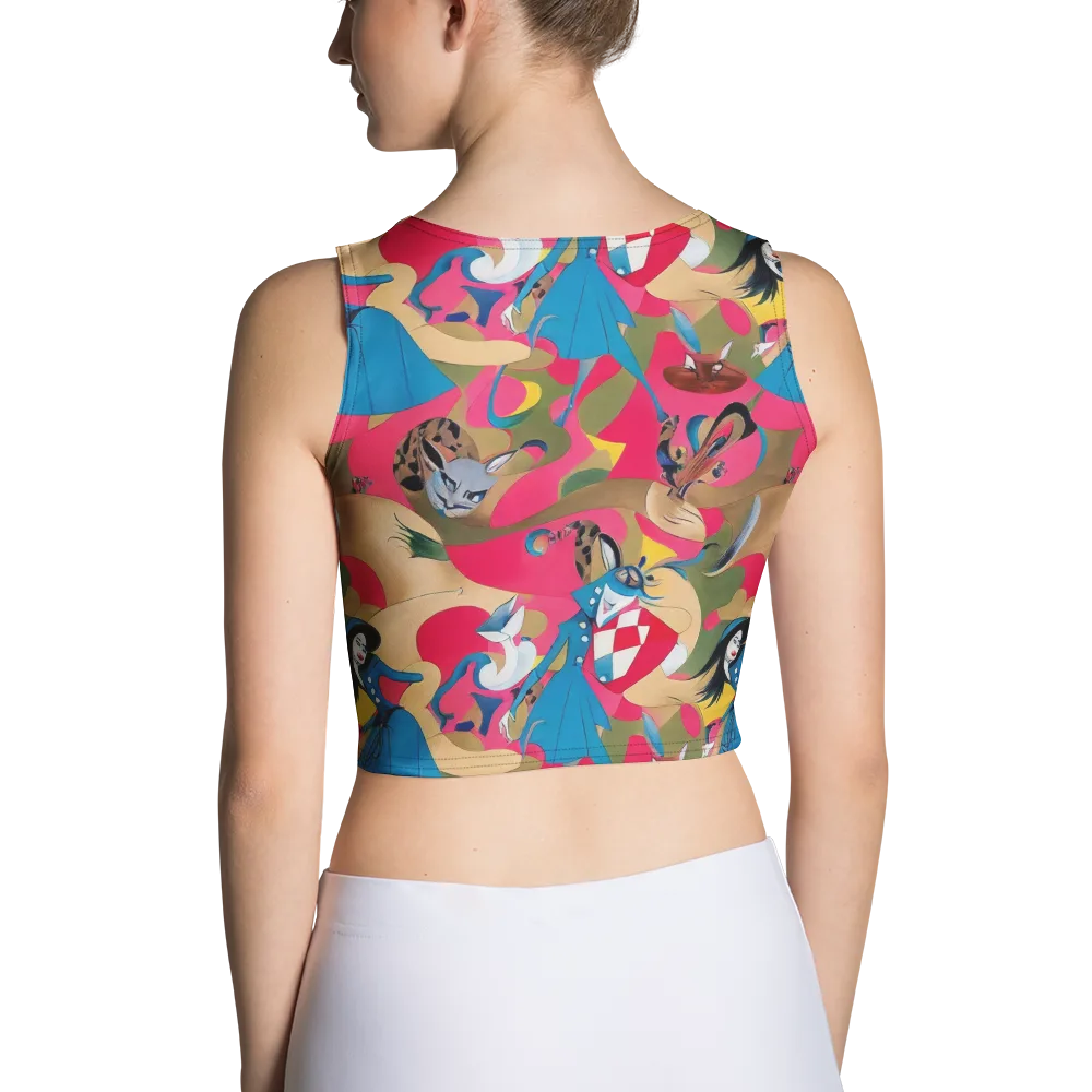 Carousel Couture on Crop Top — Back