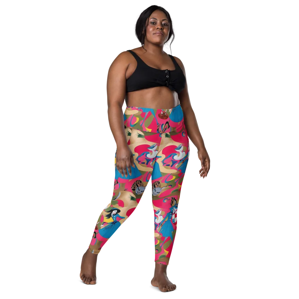 Carousel Couture on Leggings with Pockets — Front