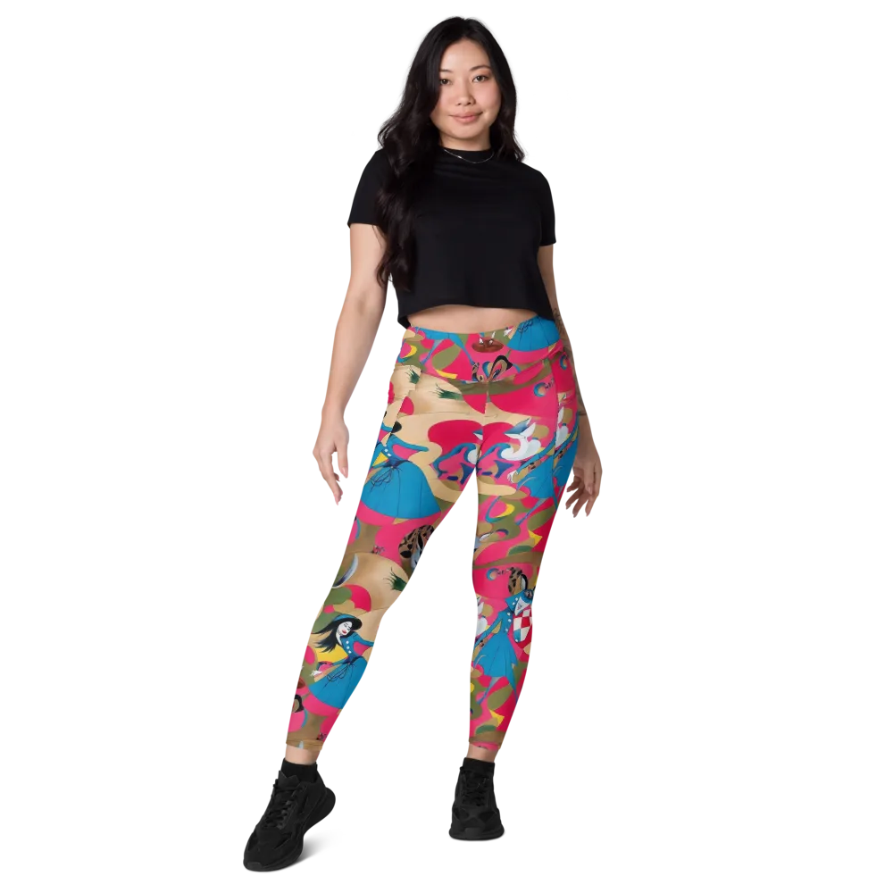 Carousel Couture on Leggings with Pockets — Front