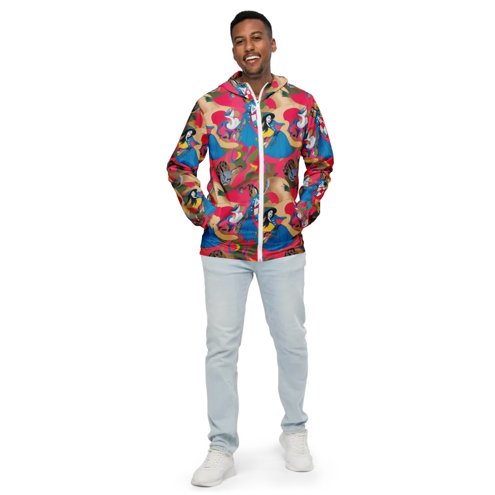 Carousel Couture on Men's Windbreaker — Front