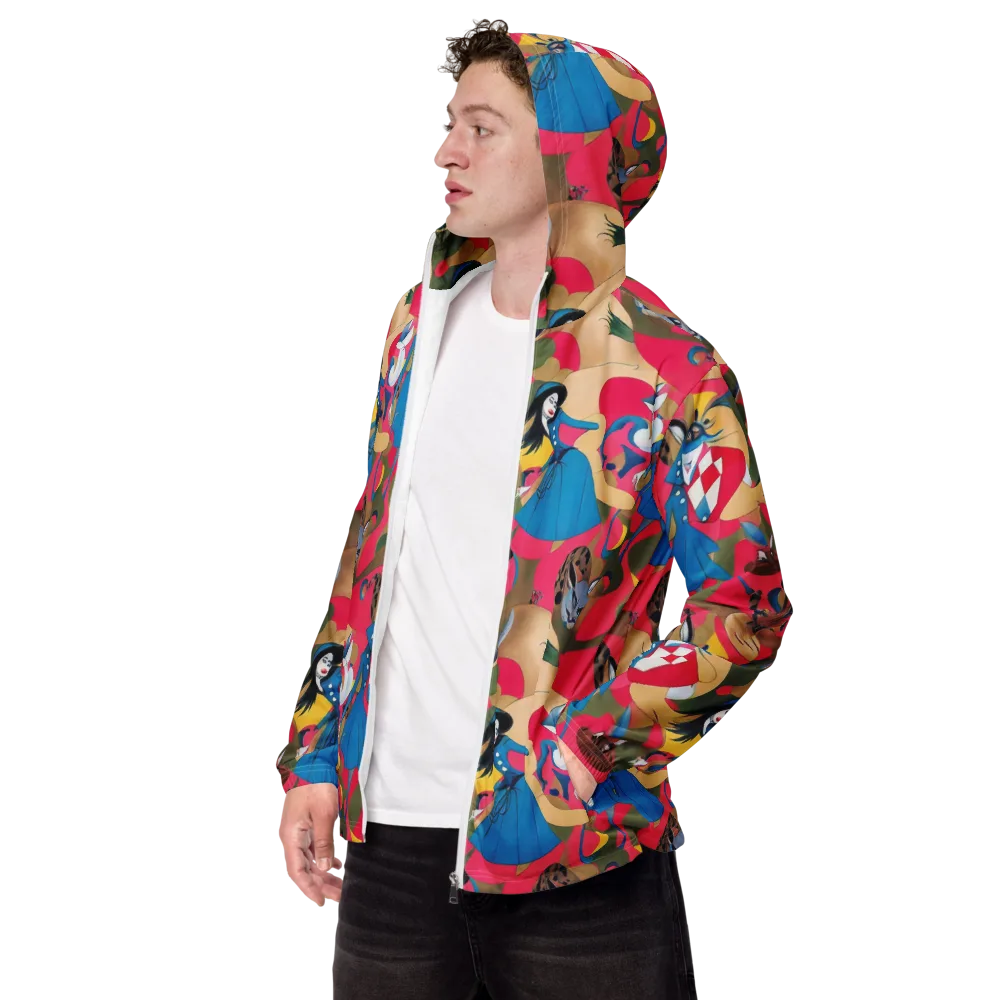 Carousel Couture on Men's Windbreaker — Left Front