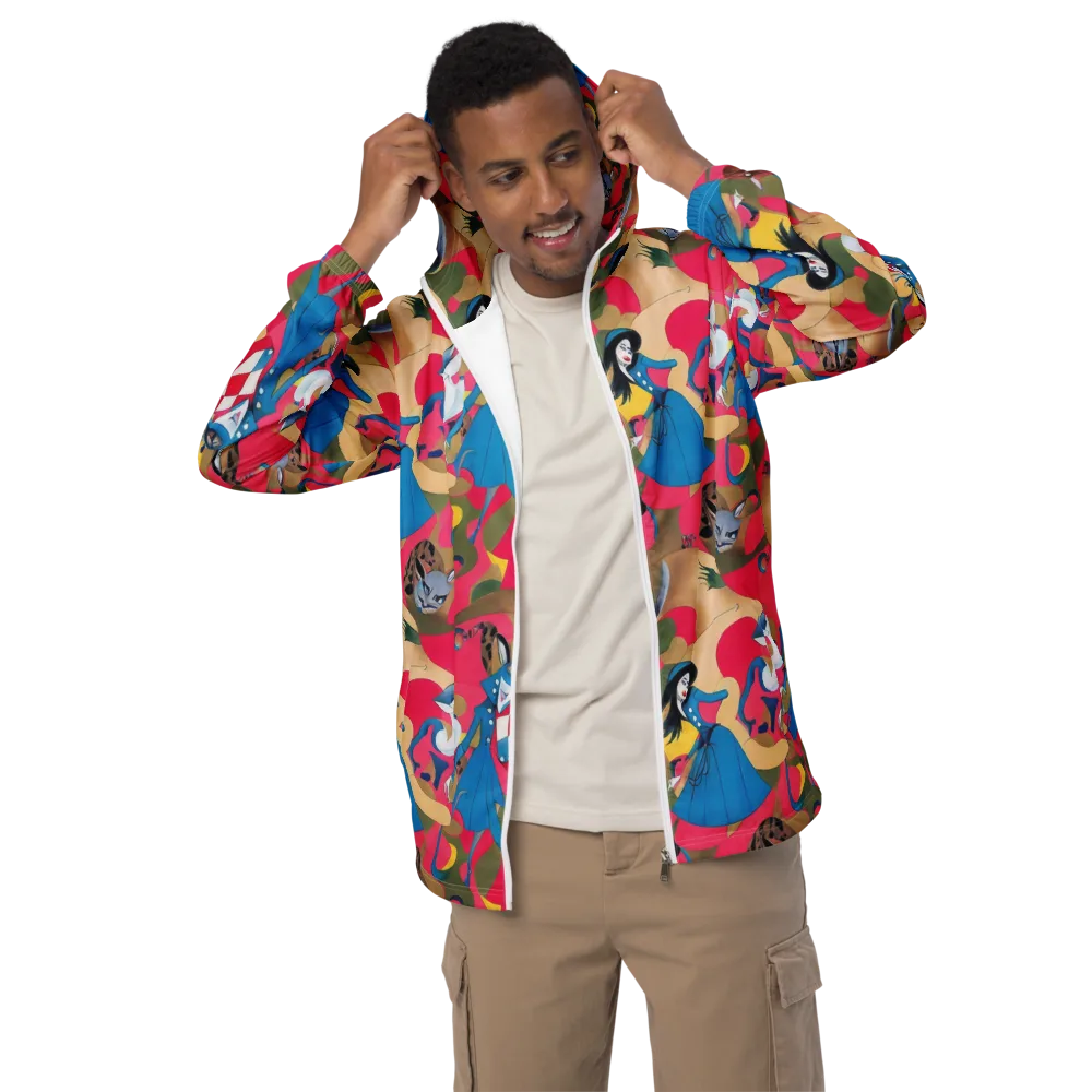 Carousel Couture on Men's Windbreaker — Front