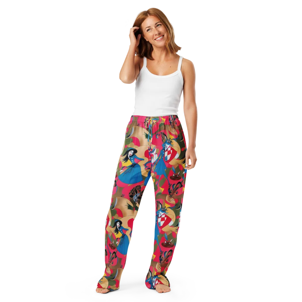 Carousel Couture on Women's Pajama Pants — Front