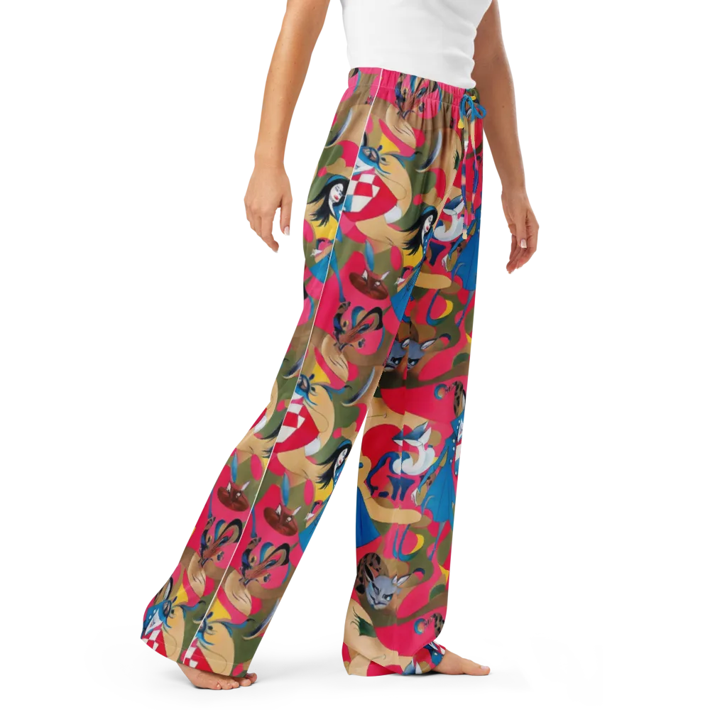 Carousel Couture on Women's Pajama Pants — Right Front