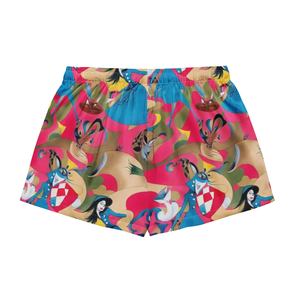 Carousel Couture on Women's Pajama Shorts — Back