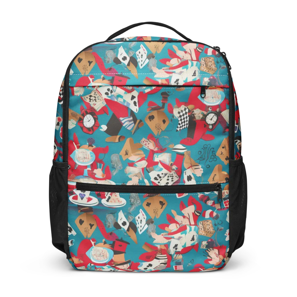 Curiouser Carnival on Utility Backpack — Front
