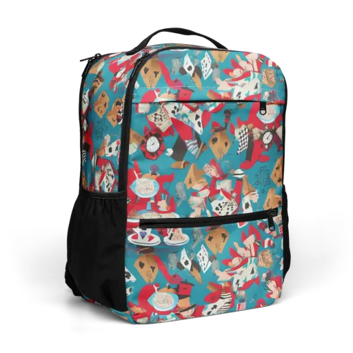Curiouser Carnival on a Utility Backpack