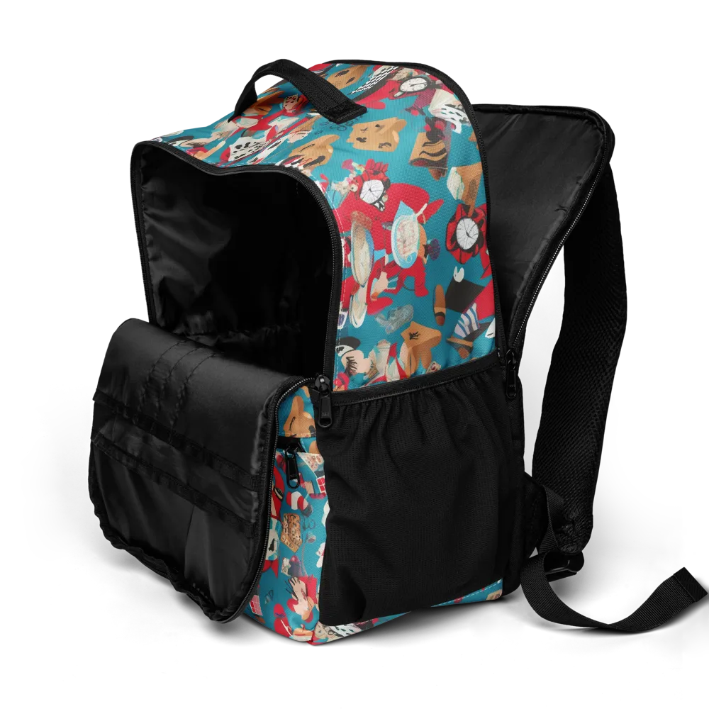 Curiouser Carnival on Utility Backpack — Product details 2