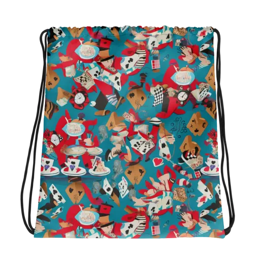 Curiouser Carnival on a Drawstring Bag