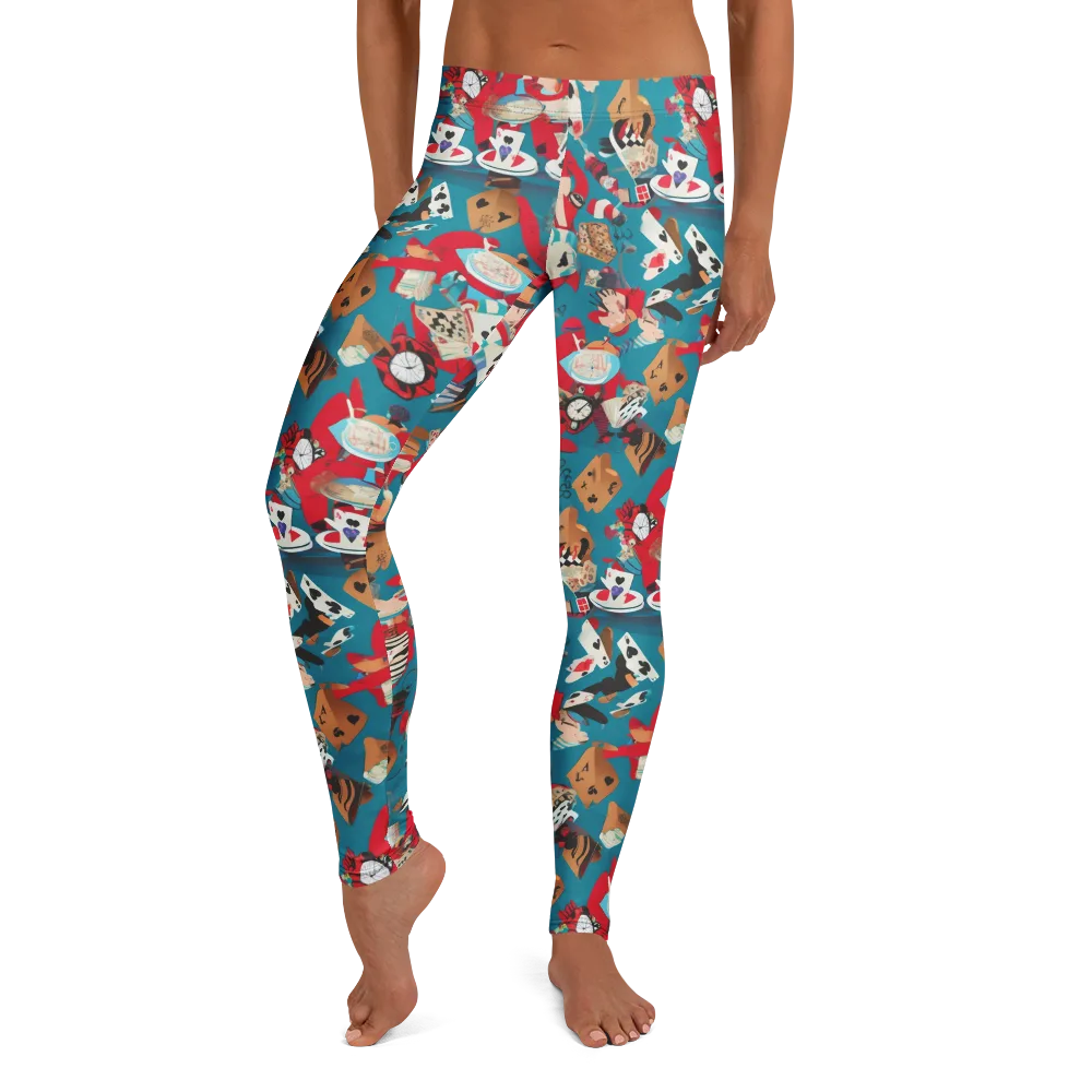 Curiouser Carnival on Leggings — Front