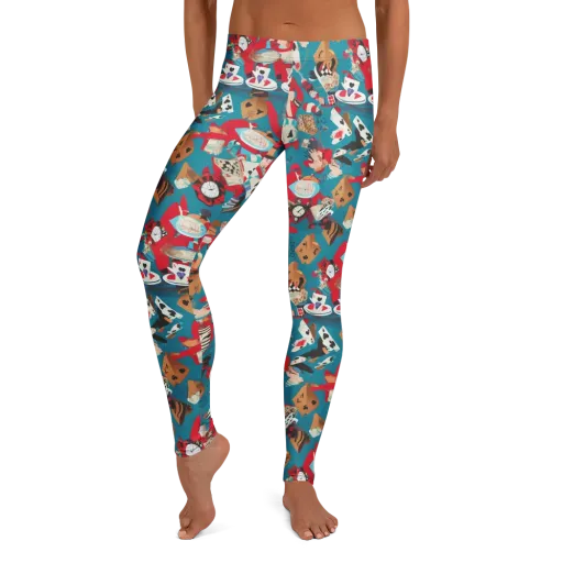 Curiouser Carnival on a Leggings
