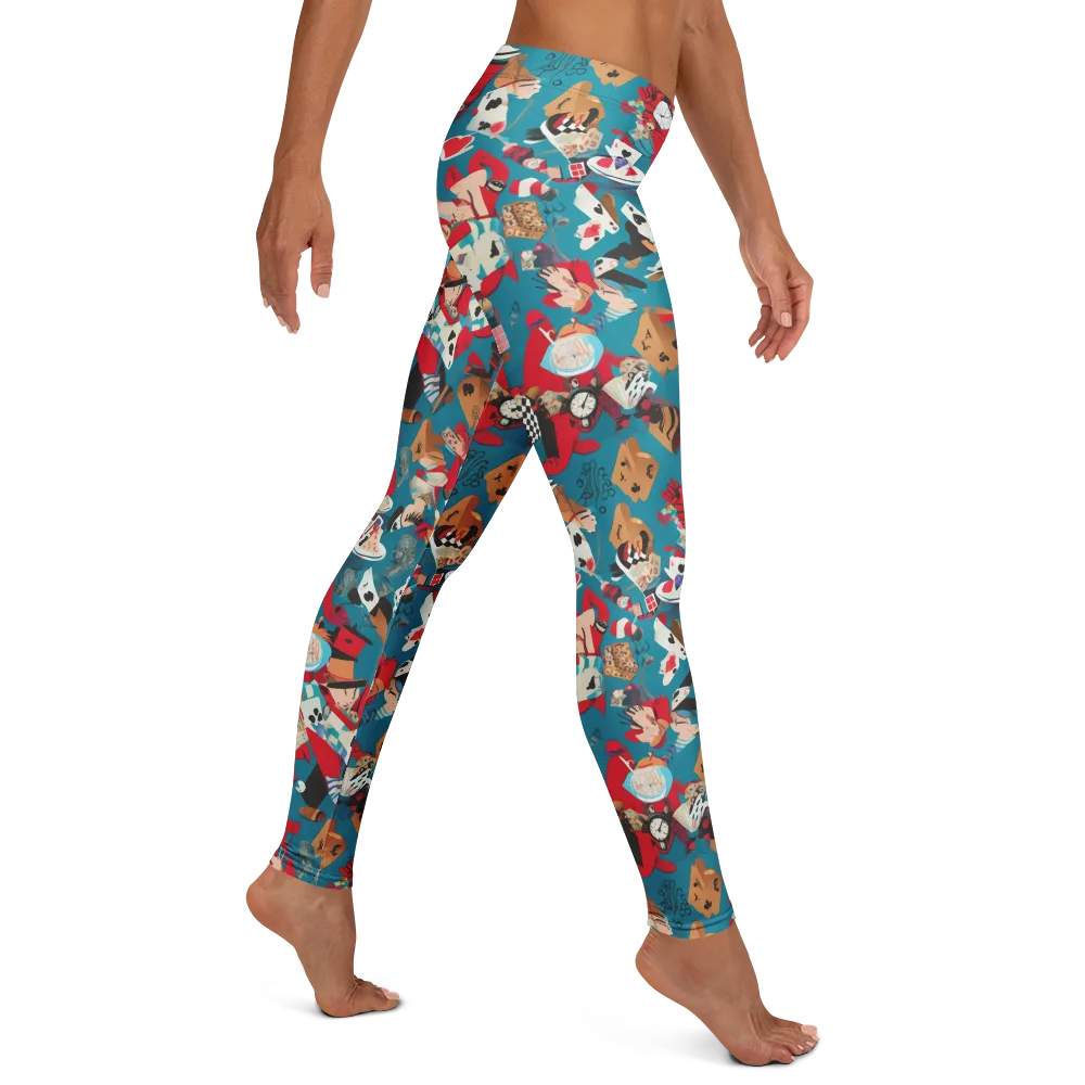 Curiouser Carnival on Leggings — Right