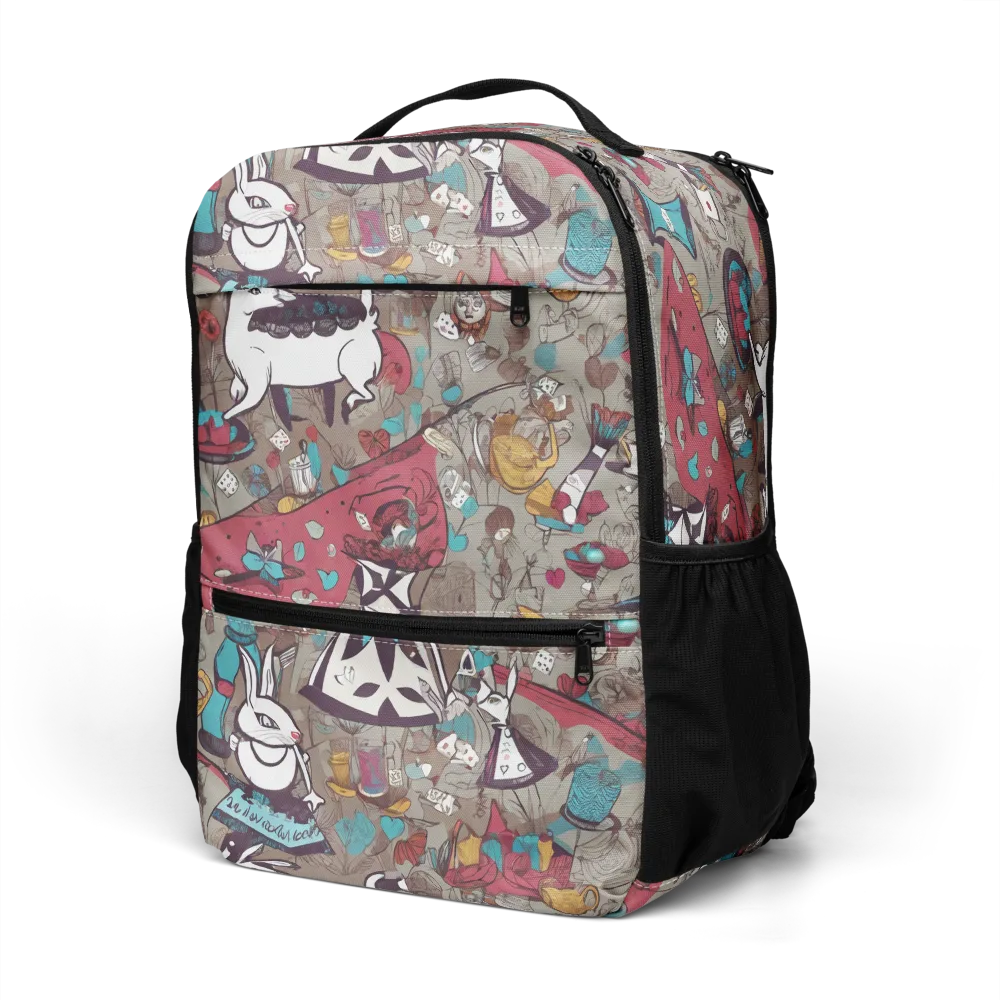 Velvet Rabbit Riddle on Utility Backpack — Left Front