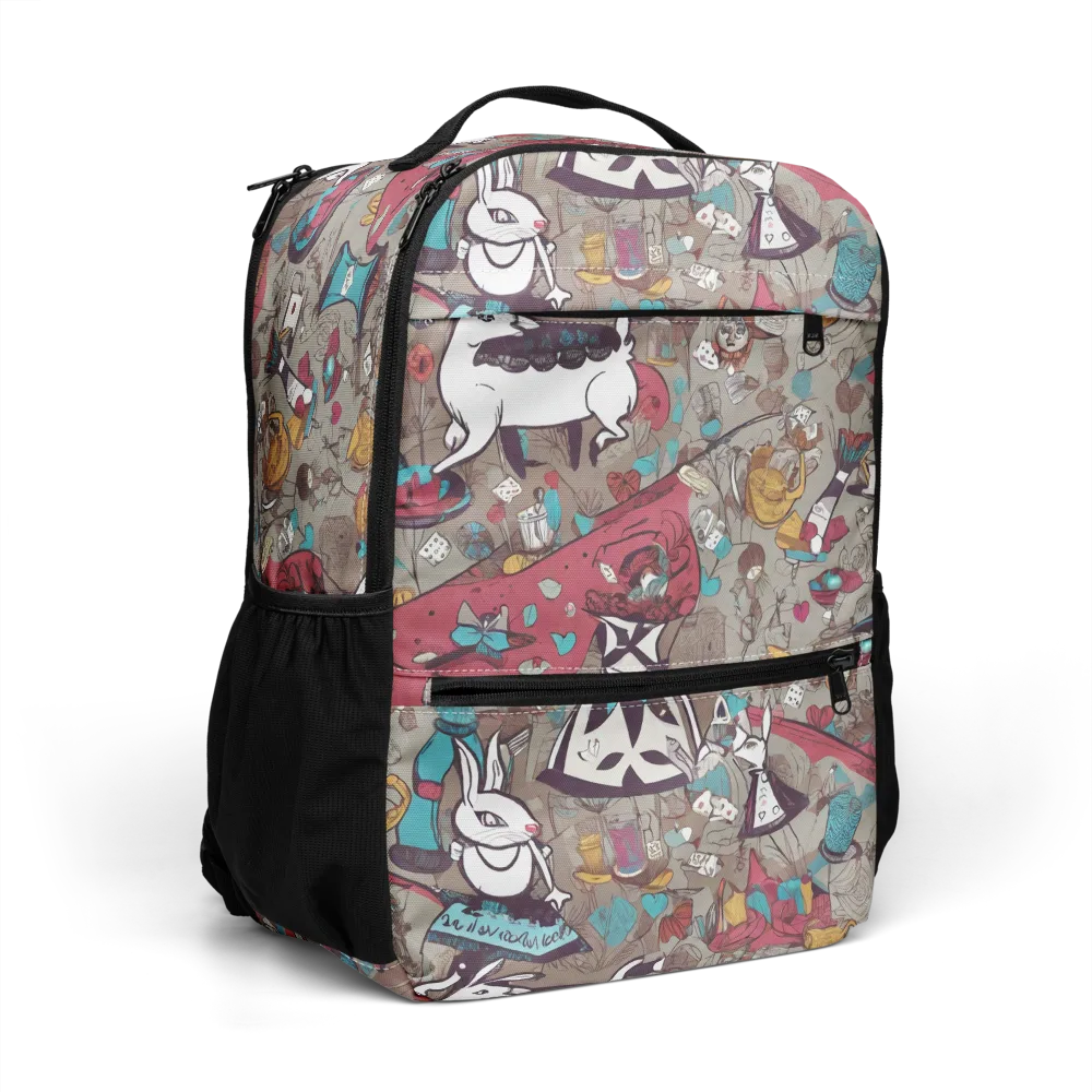 Velvet Rabbit Riddle on Utility Backpack — Right Front