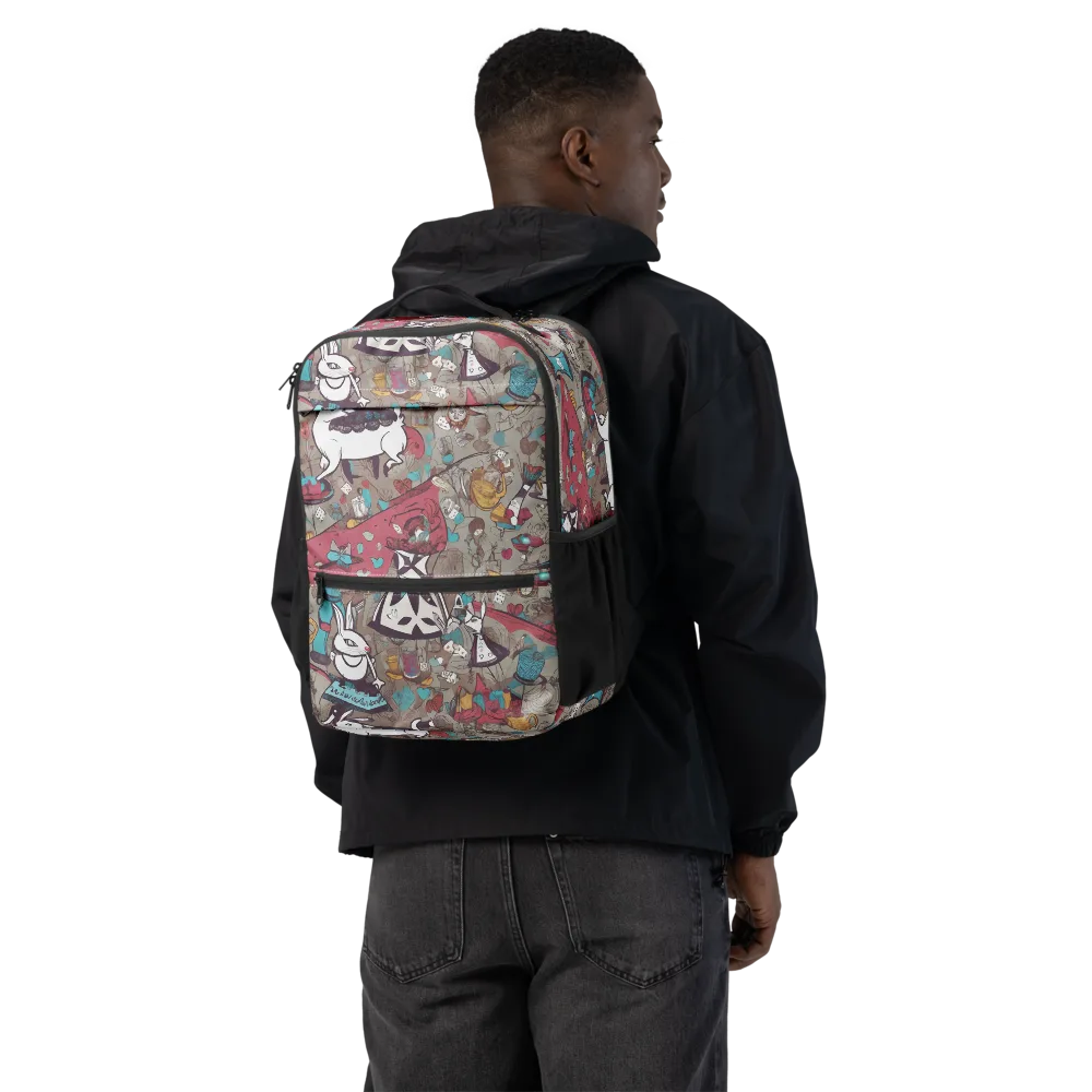 Velvet Rabbit Riddle on Utility Backpack — Back