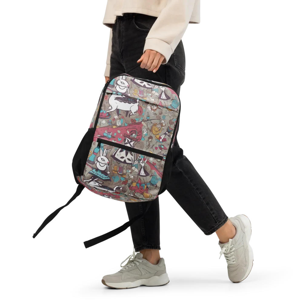 Velvet Rabbit Riddle on Utility Backpack — Front