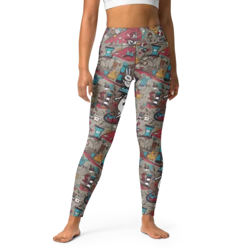 Velvet Rabbit Riddle on a Yoga Leggings