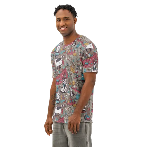 Velvet Rabbit Riddle on a Men's Cotton Crew Neck T-Shirt