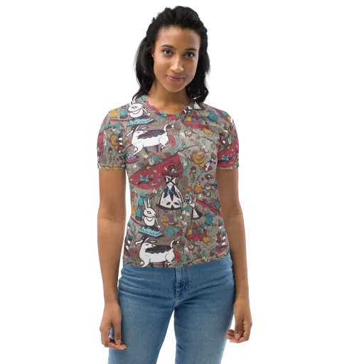 Velvet Rabbit Riddle on a Women's Crew Neck T-Shirt