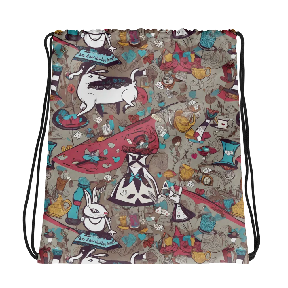Velvet Rabbit Riddle on Drawstring Bag — Photo
