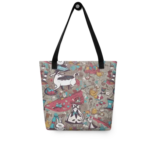 Velvet Rabbit Riddle on a Tote Bag