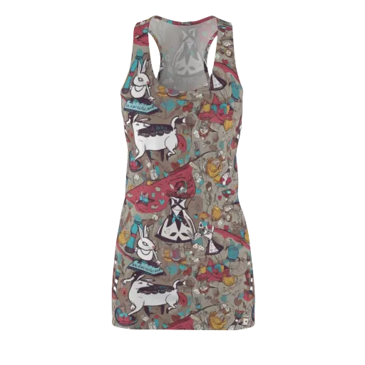 Velvet Rabbit Riddle on a Racerback Dress