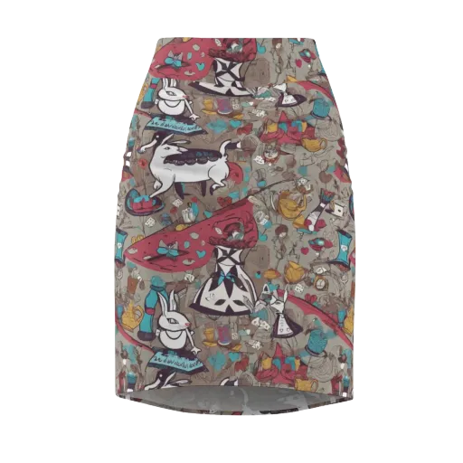 Velvet Rabbit Riddle on a Pencil Skirt