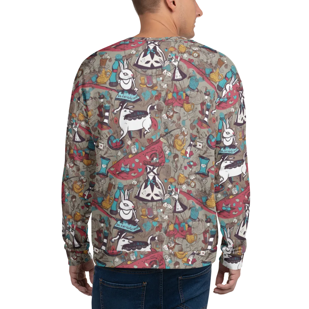 Velvet Rabbit Riddle on Sweatshirt — Back