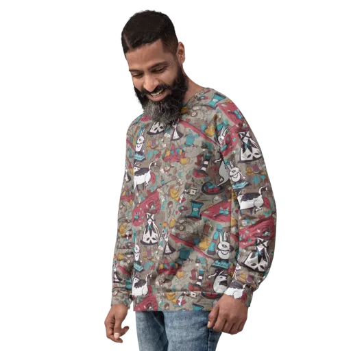 Velvet Rabbit Riddle on a Sweatshirt