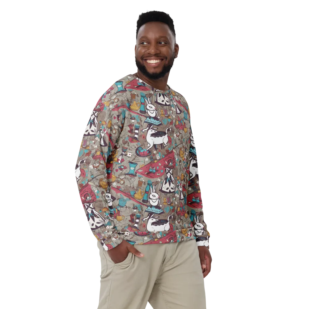 Velvet Rabbit Riddle on Sweatshirt — Front